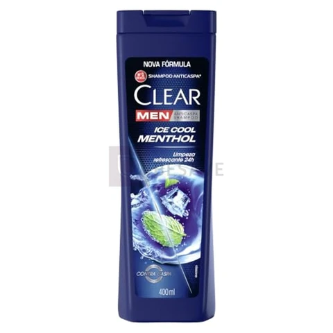 Clear Shampoo Men Anticaspa Ice Cool Menthol 400Ml
