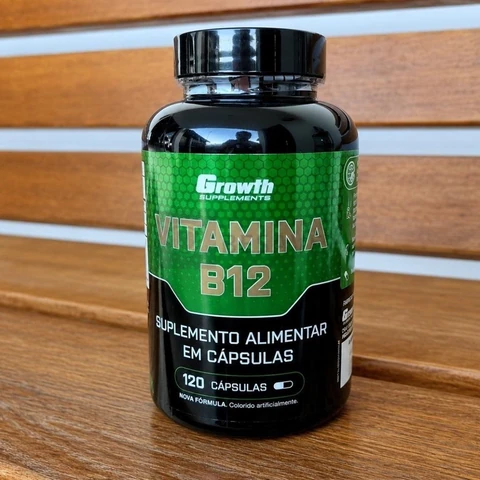Vitamina Complexo B 120 Cápsulas Growth Supplements