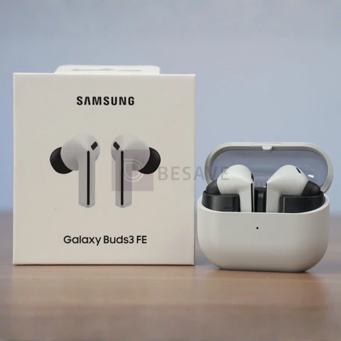 Samsung Galaxy Buds3 Fe, Fone De Ouvido Sem Fio, Cancelamento Ativo De Ruído, Galaxy Ai Cinza