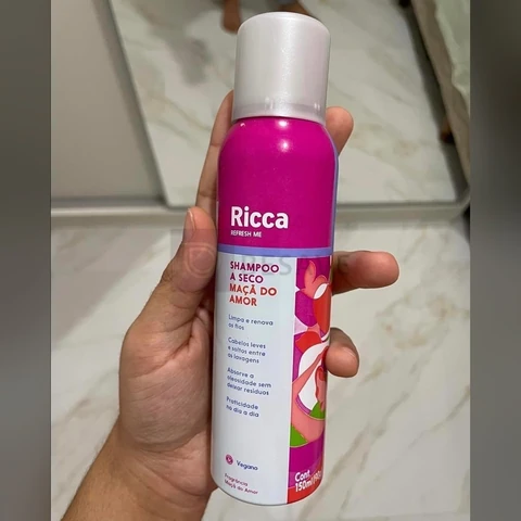 Ricca Shampoo A Seco Maçã do Amor 150ml