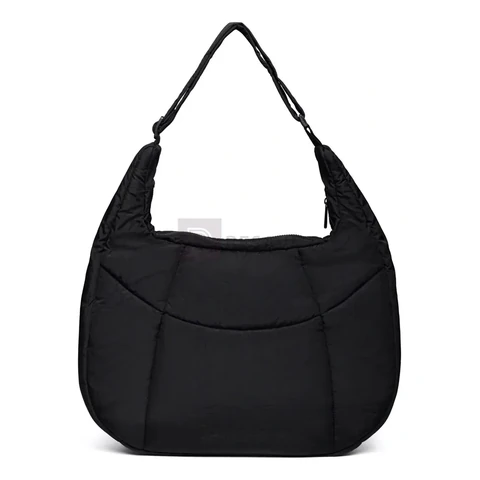 Bolsa Tote Moon Puffer Gocase Fitness Espaçosa E Funcional Preto