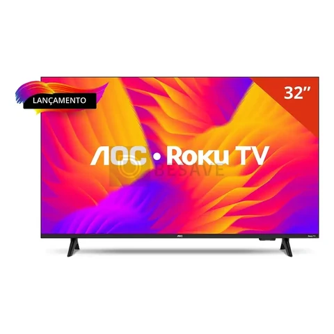 Smart Tv Aoc Dled 32 Wi-fi Roku Tv Quad Core 32s5155/78g