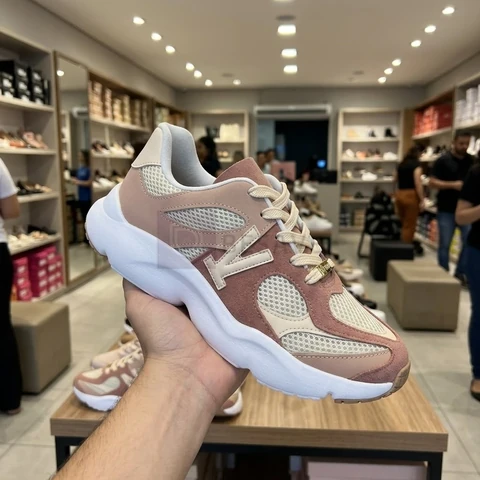 Tênis Vizzano Feminino Casual Conforto Chunky Original