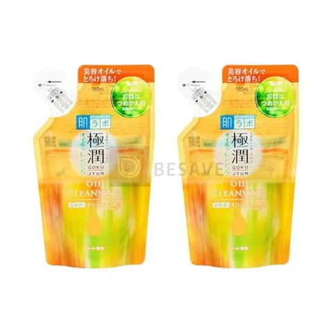 Hada Labo Kit Com 2 Refis Cleansing Oil 180ml - Limpador facial demaquilante