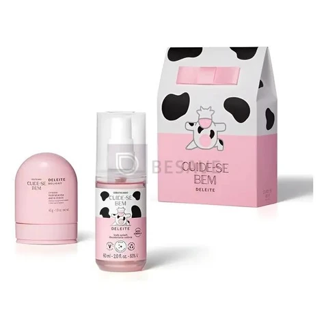 Kit Presente Cuide Se Bem Deleite Body Splash Creme De Mãos