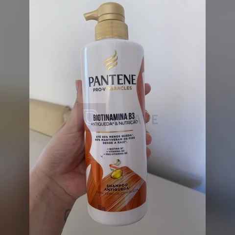 Pantene Pro-V Shampoo Biotinamina B3 Antiqueda e Nutrição 510 ml