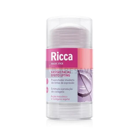 Ricca Bastão Facial Efeito Lifting, Ácido Hialurônico + Colágeno Vegetal