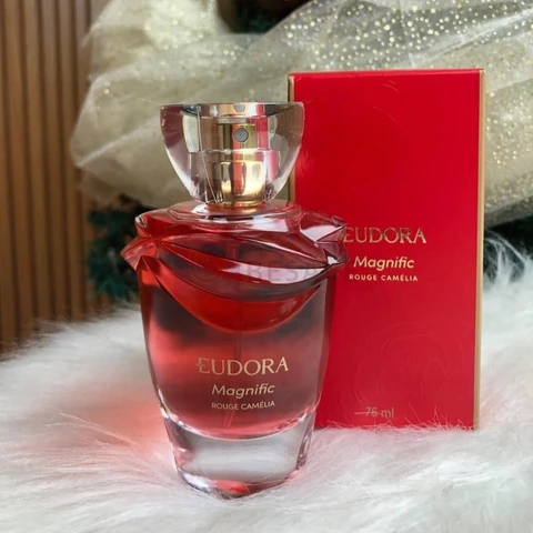 Colônia Magnific Rouge Camélia 75ml - Eudora
