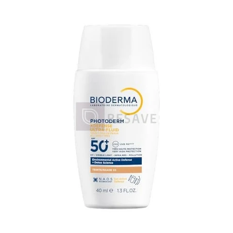 BIODERMA Protetor Solar Facial Ultrafluido Photoderm XDefense FPS 60 Médio Cor 3 40ml