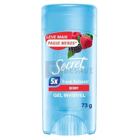 Secret Desodorante Antitranspirante em Gel Berry 73g