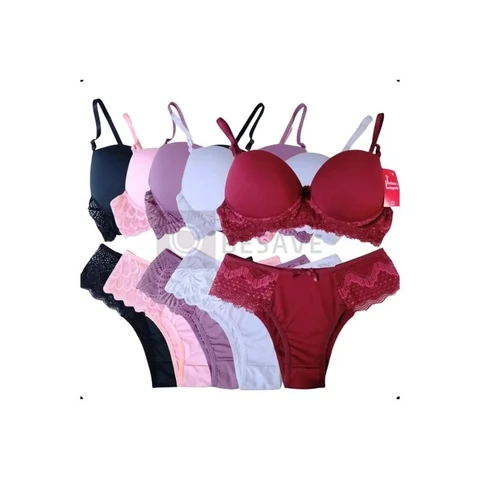 Langerie Femininas Lingerie Atacado Kit C/ 5 Conjuntos