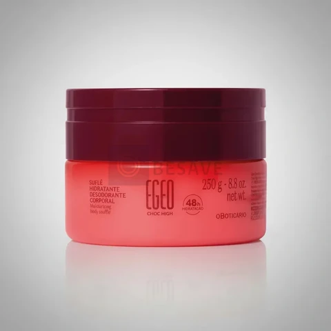 Suflê Hidratante Corporal Egeo High 250g - O Boticário Fragrância egeo choc high