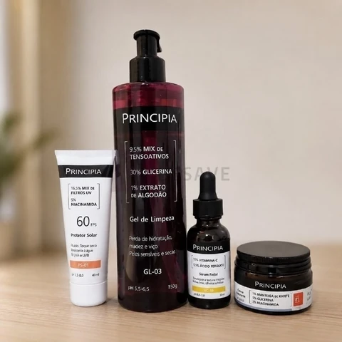 Principia Kit Essencial Gl-03 + Ch + Vc + Ps Sensível Dia/noite