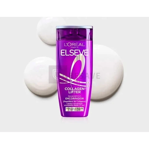 Shampoo para Cabelos Finos Elseve L'Oréal Paris Colágeno Encorpador 400ml