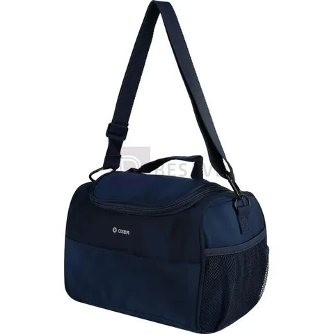 Lancheira Oxer Quadri Térmica Escolar Infantil Resistente Az Azul-escuro