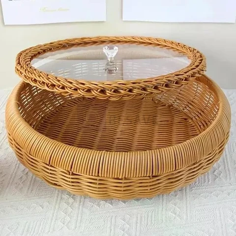 Cesta De Armazenamento Artesanal Com Organizador Refor Ado