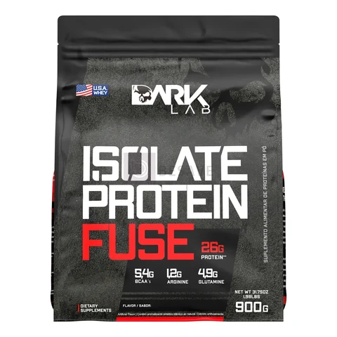 Whey Isolate Protein Fuse 900g Dark Lab Sabor Morango