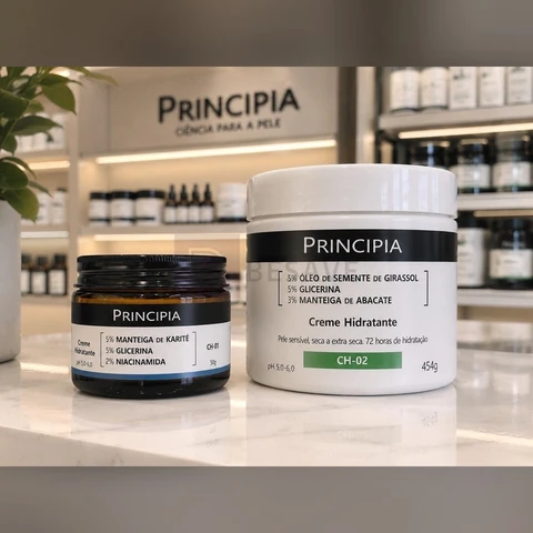 Principia Kit Cremes Hidratantes Rosto E Corpo Ch-01 + Ch-02 Seca Dia/noite