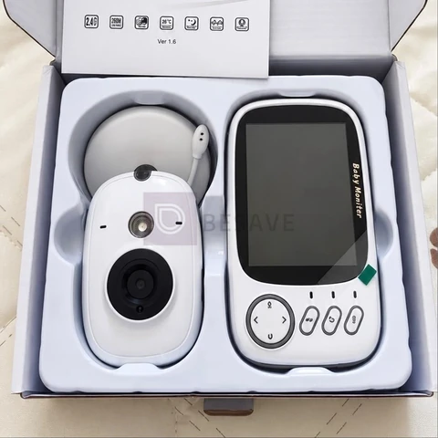 Baba Eletrônica Baby Monitor Vb603 Visão Noturna Dual Audio Cor Branco Estary Shop