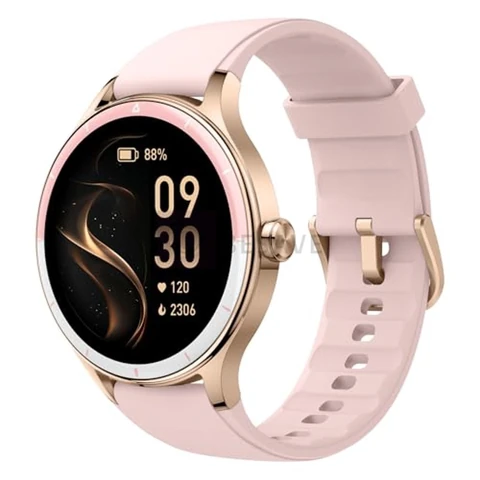 Bettdow SmartWatch, Relogio Smartwatch Feminino, 1.27" Ecrã tátil, à prova d'água IP68, 100+ Modos Esportivos, chamada Bluetooth, Compatível com Android iOS, voz por IA (Rosa)