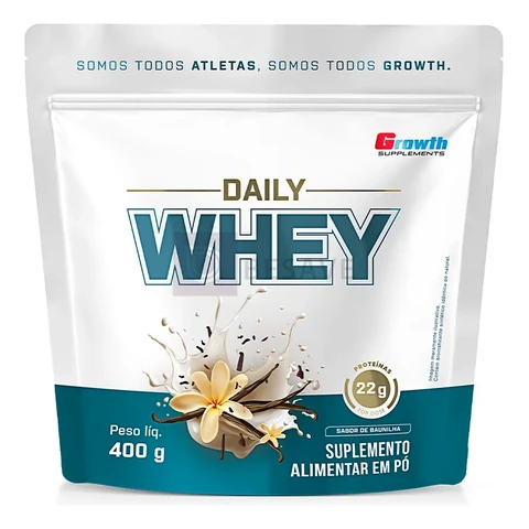 Daily Whey Protein 400g Growth Supplements