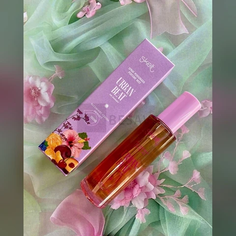 Body Splash Skelt Perfume Mist Urban Beat 100 mL para Mulheres com Frutas e Flores