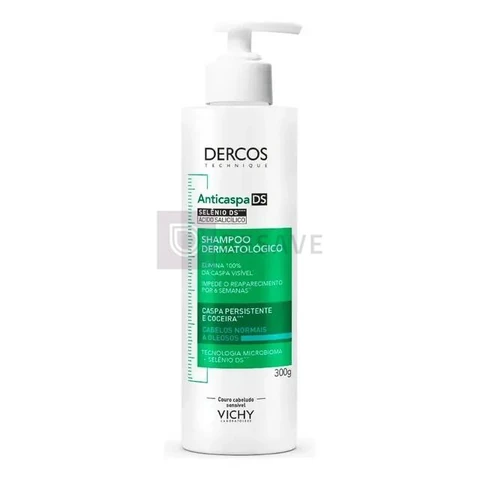 Shampoo Anticaspa Cabelos Normais a Oleosos, Dercos DS Vichy, 300g