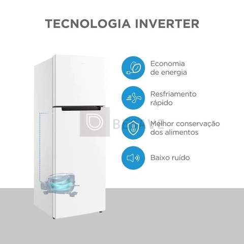 Refrigerador Cycle Defrost Duplex RT554 410L Inverter Midea