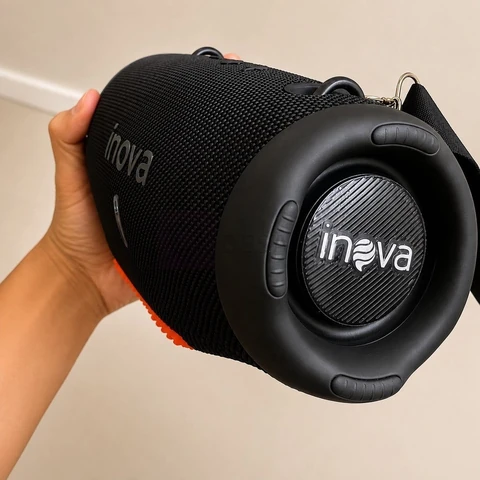 Inova caixa de som bluetooth tws Luz RGB Xtreme 4 Pen Drive FM Tipo-C Resistente A Água IPX6 Caixinha de Som Boombox