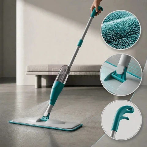 Mop Spray Com Reservatório Esfregão Vassoura Mágica