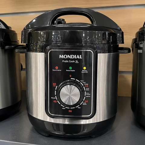 Panela de Pressão Elétrica 3L Mondial 700W - PE-47-3L-I