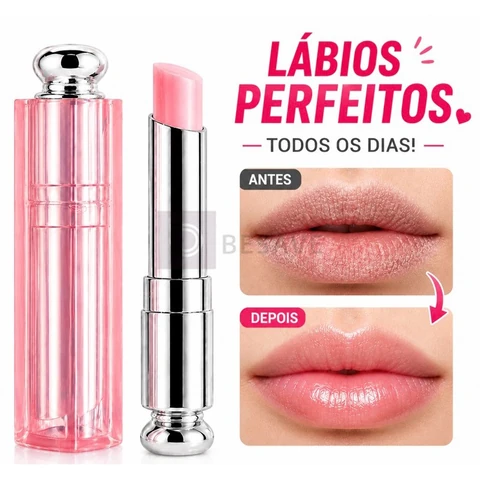 Lip Balm Hidratante para Lábios Ressecados Muda de Cor À Prova D’Água
