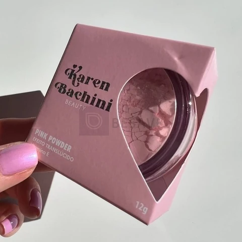 Pó Facial Karen Bachini Solto Rosa Pink Powder 12g