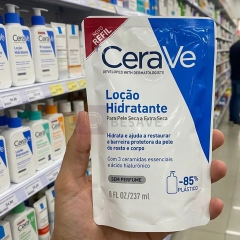 Loção Hidratante Para Pele Seca A Extra Seca Refil 237ml Cerave