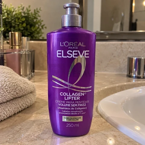 Creme Pentear L'oréal Paris Elseve Collagen Lifter 250 Ml