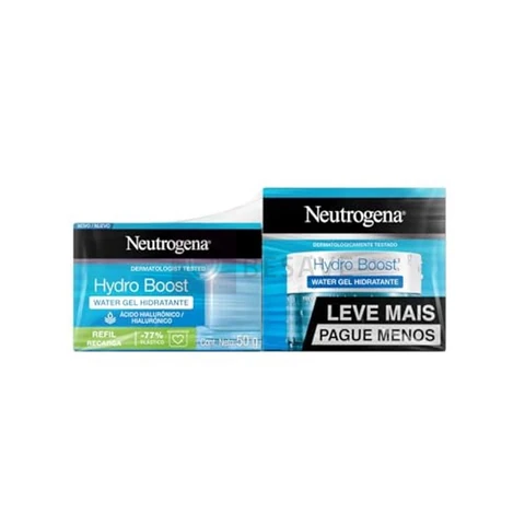 Hidratante Facial Neutrogena Hydro Boost Water Gel, 50g, Kit com 2 Unidades