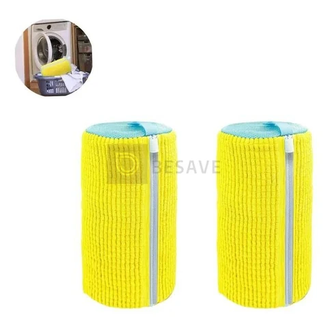 Kit 2 Saco Para Lavar Sapatos Na Máquina De Lavar Prático