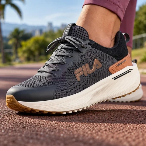 Tênis Fila Duality 2 Feminino Cinza E Preto