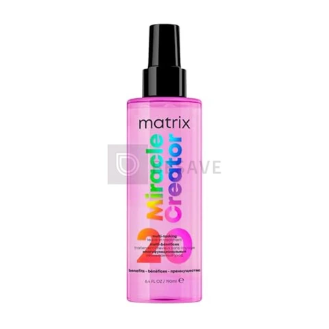 Matrix, Spray Multibenefícios, Miracle Creator, Para Todos Os Tipos De Cabelo, 20 Benefícios, Multifuncional, Leave-in Em Spray, Revitaliza, Nutre E Protege Termicamente, 190ml