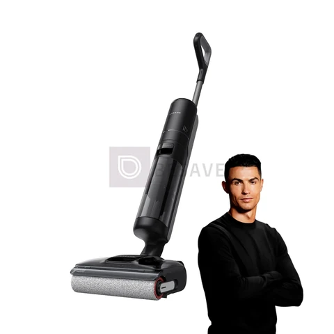 Dreame H60 GT, Aspirador Vertical Sem Fio Seco e Úmido, Sucção 21kPa, Manuseio Leve, 0 Emaranhados, Reclinável 180°, Limpeza com Escova Dupla, Lavagem Quente 90°C, Limpeza com Água Fresca, 220V-240V