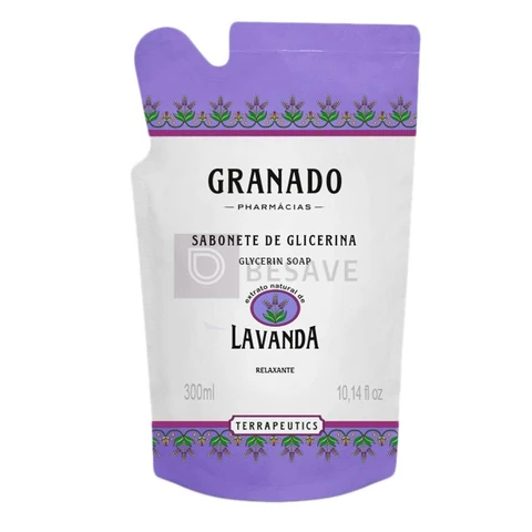 Granado Refil Sabonete Terrapeutics, Lavanda, 300ml