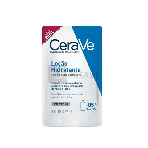 CeraVe, Loção Hidratante Corporal, com textura Fluida e Ácido Hialurônico