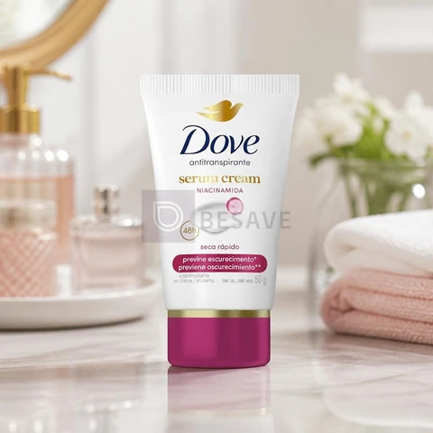 Dove Desodorante Antitranspirante em Creme Previne Escurecimento 50 G