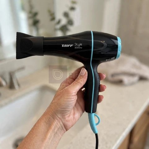 Secador 2000w 127v, Taiff, Style 333, Preto, Pequeno