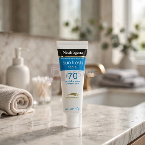 Protetor Solar Facial Neutrogena Sun Fresh, FPS 70, 40g