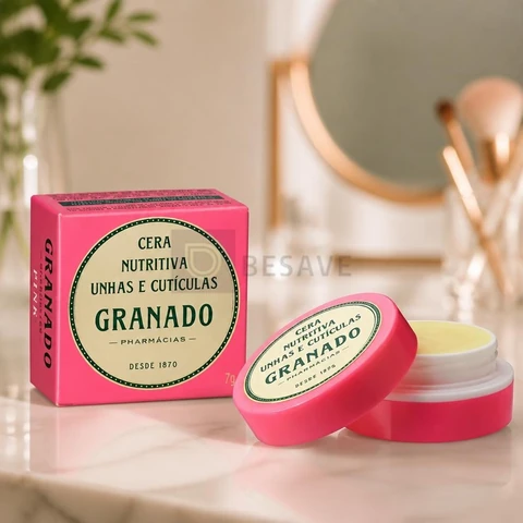 Granado Cera Nutritiva Unhas E Cutículas Pink, Rosa, 7g