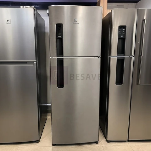 Geladeira Electrolux Frost Free 380l Autosense Inverter Duplex Inox Look (if41s)