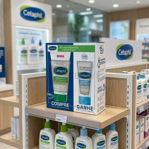 Kit Cetaphil Loção Hidratante 200ml + Loção de Limpeza 59ml