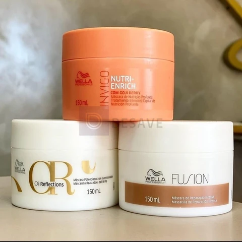 Kit Wella Cronograma Capilar Fios Perfeitos 3 Produtos