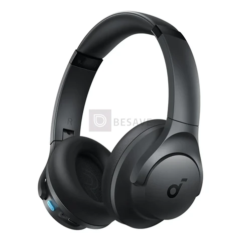 Fone De Ouvido Bluetooth 5.3 soundcore Q11i da Anker, Fone Gamer, Headphone Bluetooth Over-Ear, Graves Profundos, 60H Autonomia, Hi-Res Áudio, Almofadas Removíveis, Conexão Multiponto, Preto